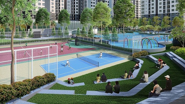 Multipurpose sports ground in Saigon South Residence Multipurpose sports ground in Saigon South Residence