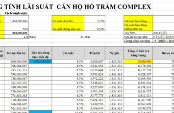 Đừng Vay Ngân Hàng 70% Để Mua Căn Hộ Hồ Tràm Complex 93