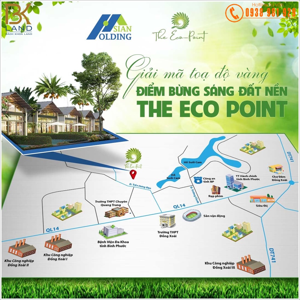 Dự án đất nền The Eco Point Đồng Xoài Bình Phước 1 Dự án đất nền The Eco Point Đồng Xoài Bình Phước 1