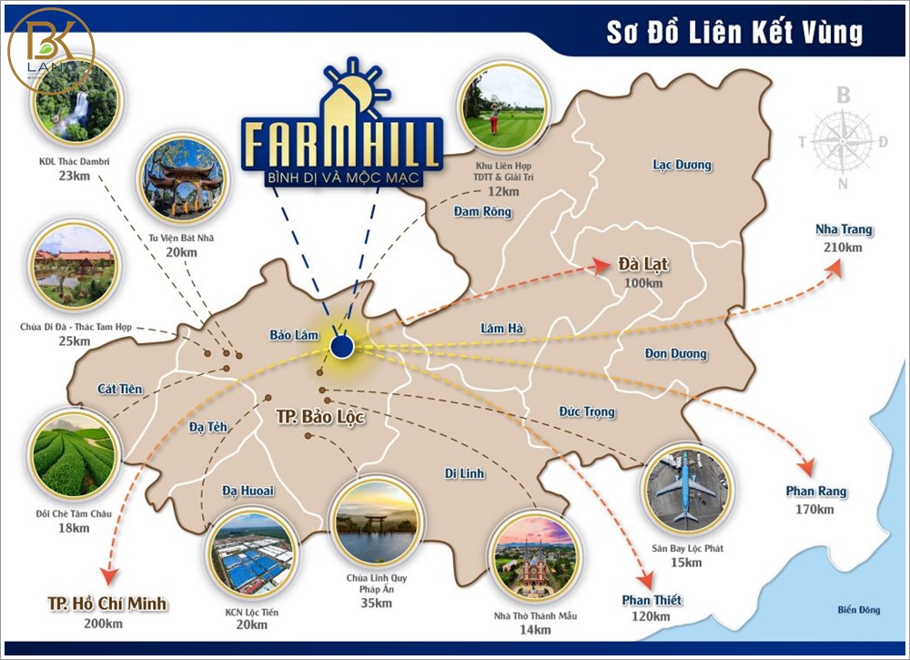 Dự án đất nền Farm Hill Lộc Ngãi Lâm Đồng 2