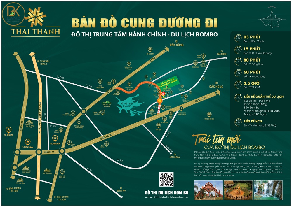 Dự án khu đô thị Thái Thành Bombo Bù Đăng Bình Phước 1