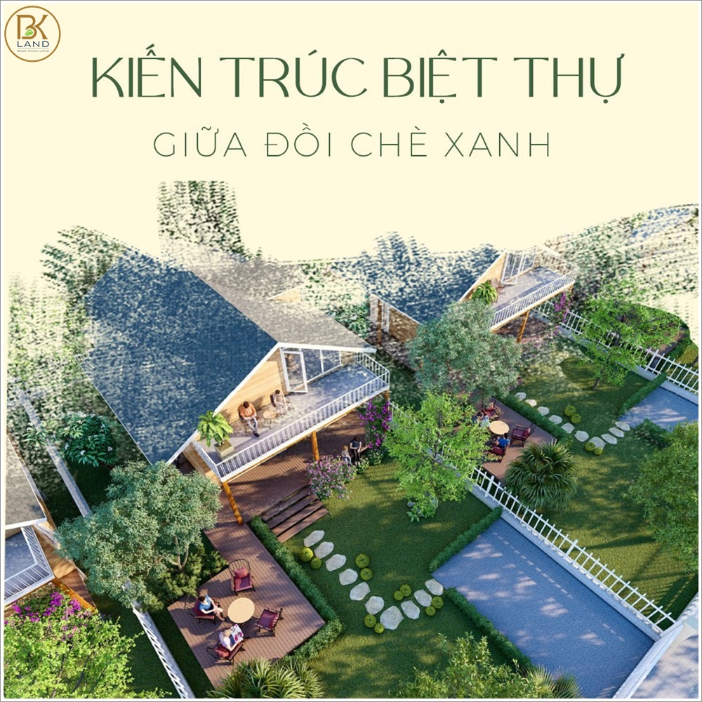 Biệt thự làng chè The Ocha Bảo Lâm 1