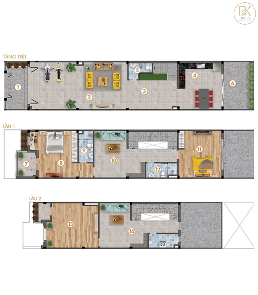 Bảng giá đầy đủ nhà phố và đất nền Cát Tường Phú Hưng 18