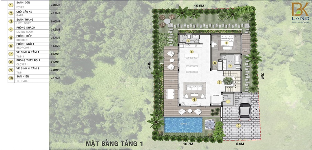 Biệt thự Senerity dự án The Maris Vũng Tàu 9 Biệt thự Senerity dự án The Maris Vũng Tàu 9