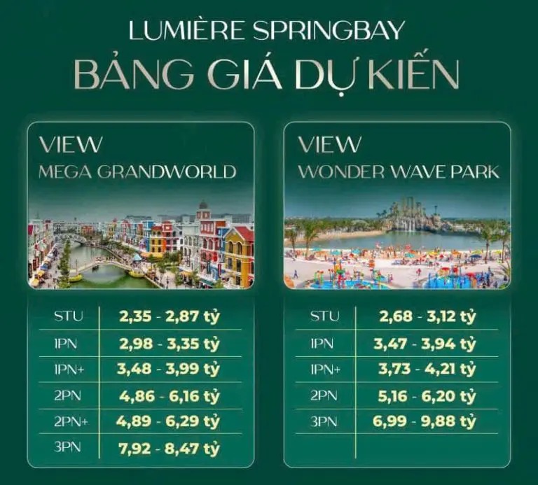 Dự án Lumiere Spring Bay Hưng Yên 19