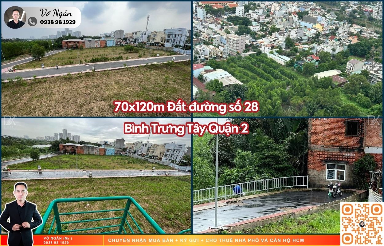 Bán đất 70x120m đường 28 Bình Trưng Tây Quận 2 giá 320 tỷ 1