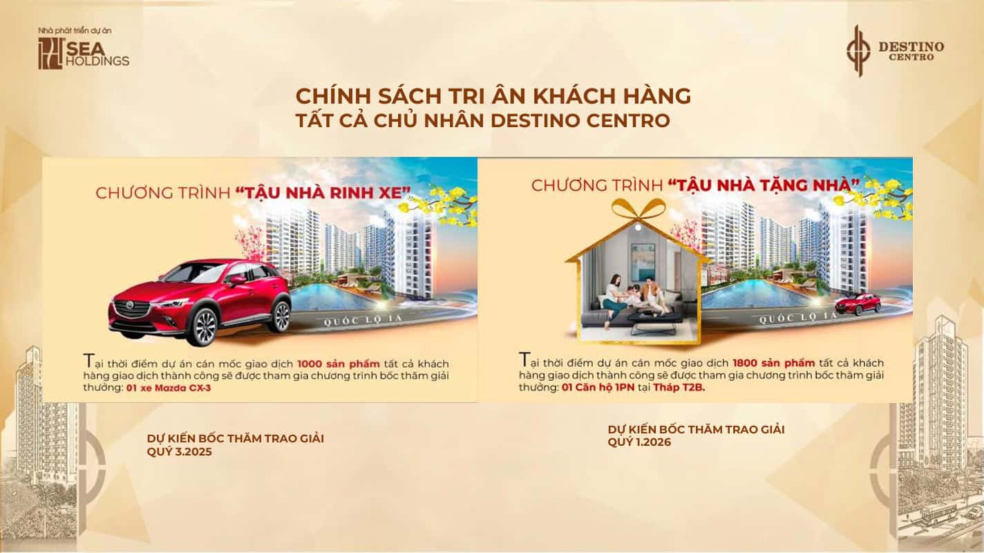 Căn hộ Cielo - dự án Destino Centro 18