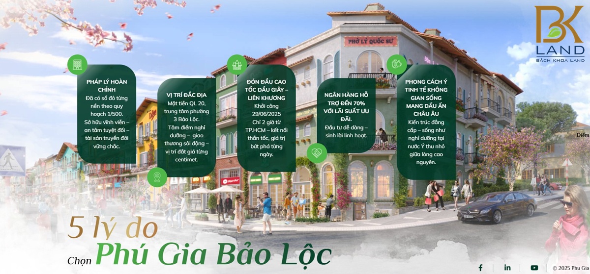 Khu đô thị Phú Gia Bảo Lộc 26